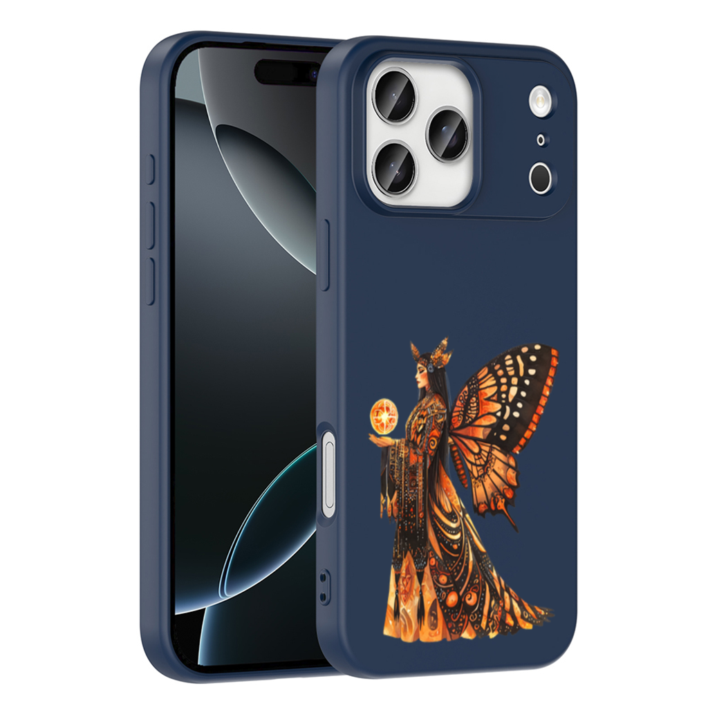 Monarch Butterfly Winged Goddess iPhone 17 Pro Max Case