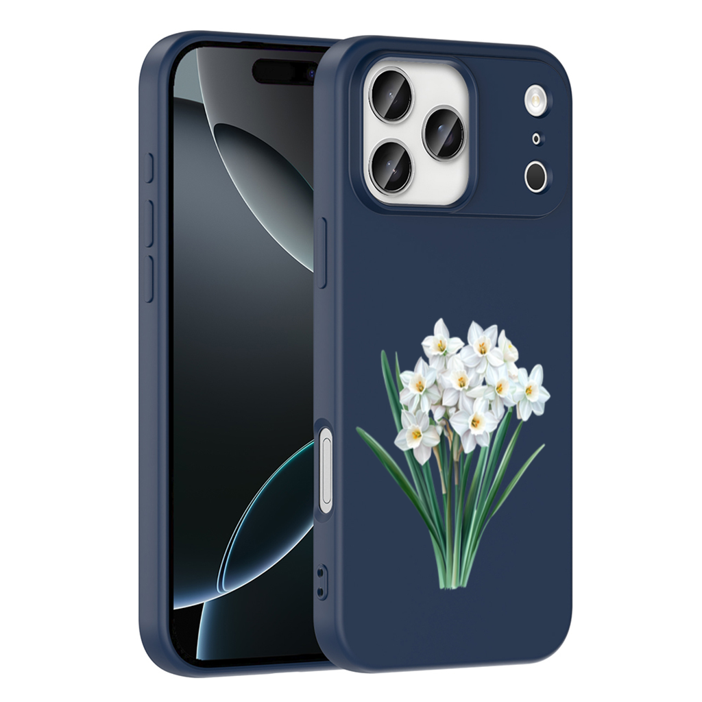 White Daffodil Bouquet Botanical iPhone 17 Pro Max Case