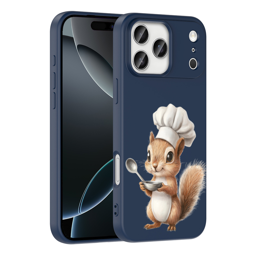 Whimsical Little Chef Squirrel iPhone 17 Pro Max Case