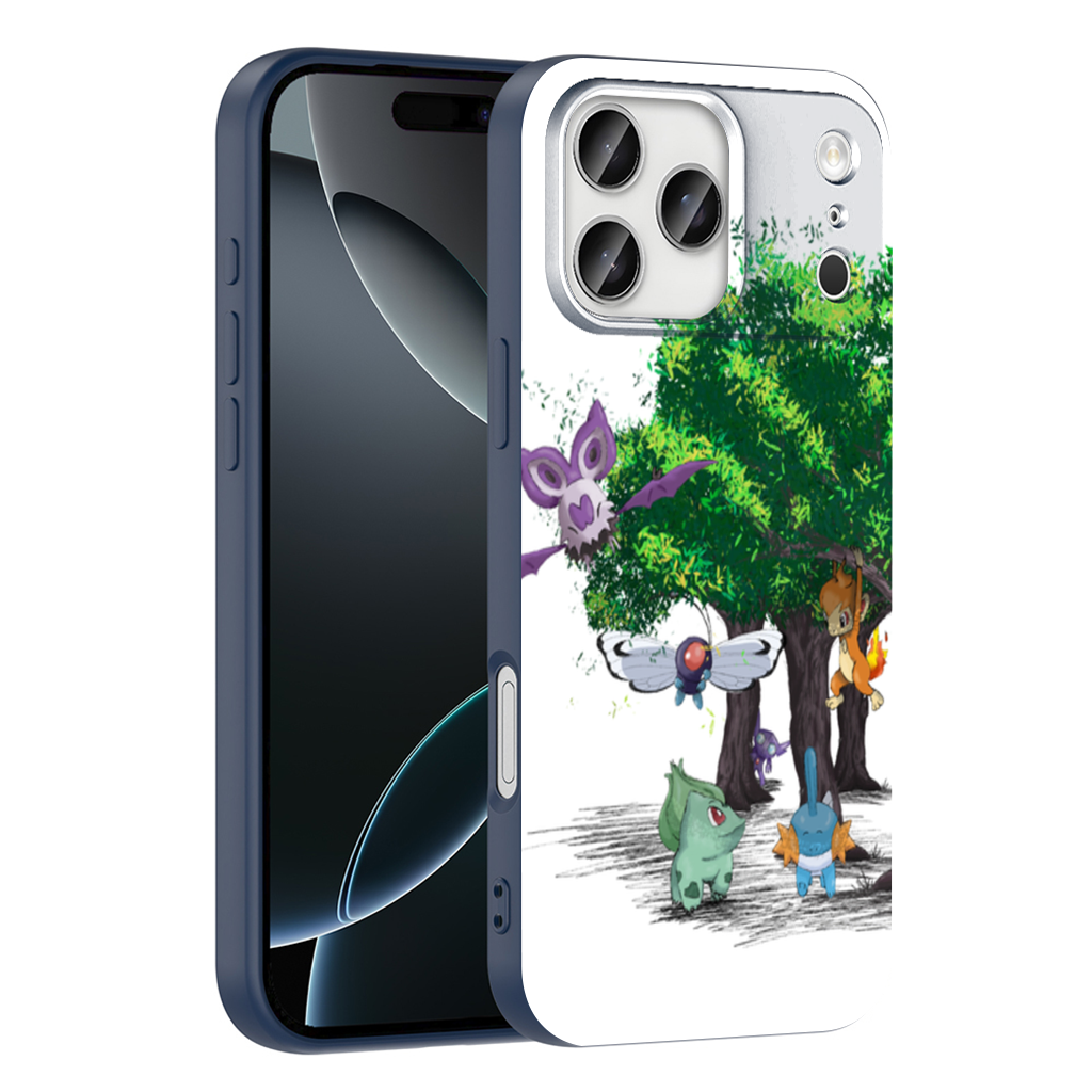 Fanmade Fakemon Characters, happy friends, anime characters iPhone 17 Pro Max Case
