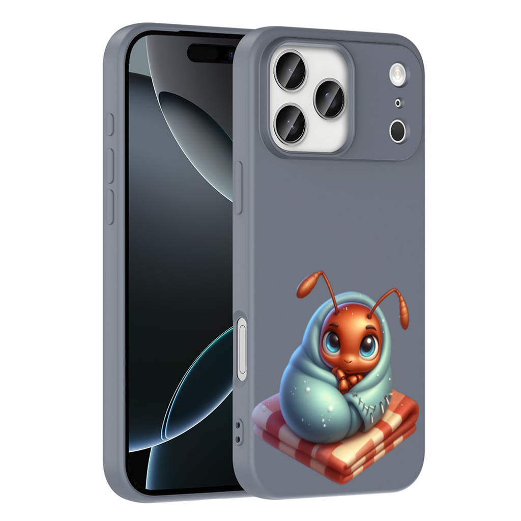 Battaniyeye Sarılı Bebek Karınca iPhone 17 Pro Max Kılıfı