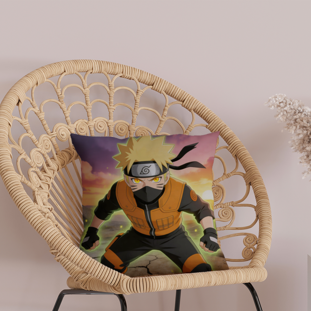 Naruto Bilge Mod Güç Uyanışı Dekoratif Kırlent Kılıfı