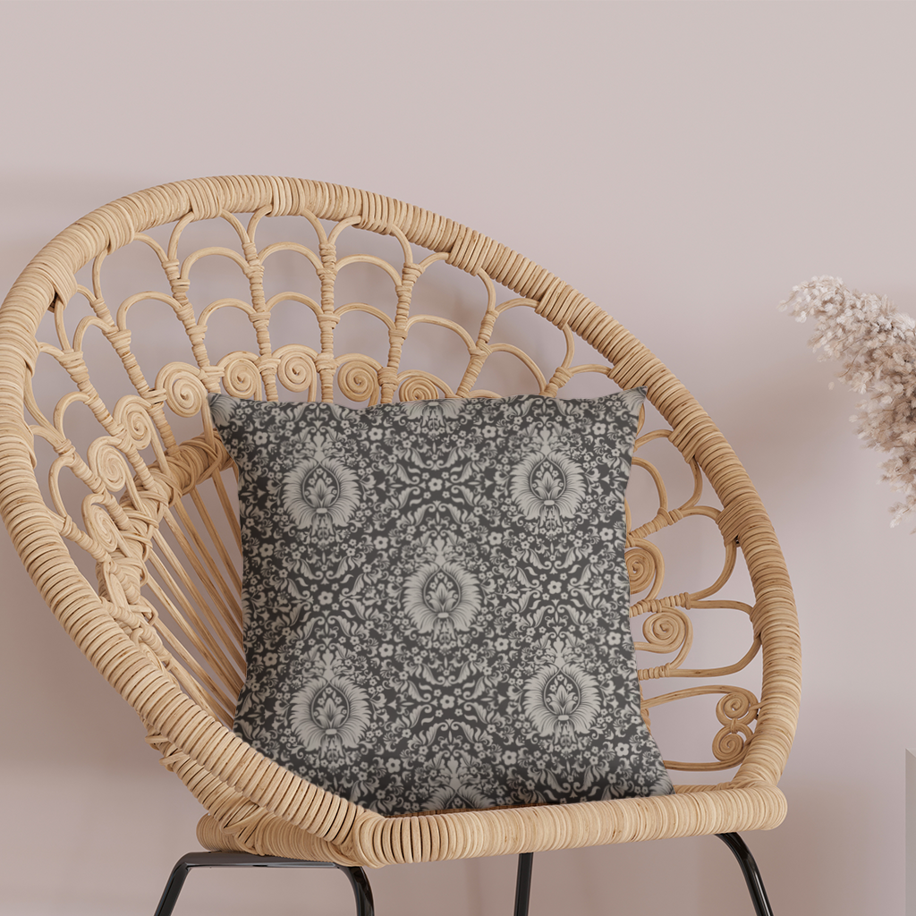Classic Vintage Damask Floral Pattern Decorative pillow cover