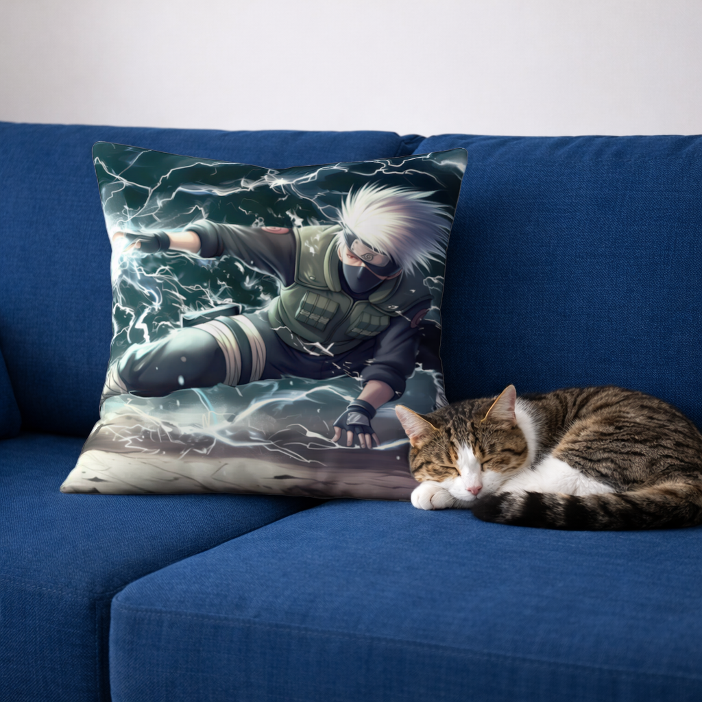 Kakashi Hatake The Roar of the Lightning Blade Decorative pillow cover