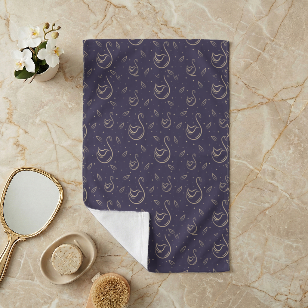 kuğu pattern deseni Hand Towel