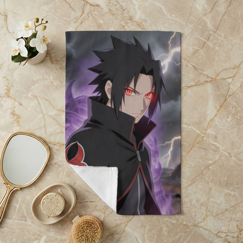 Sasuke Eternal Mangekyo Power Rise Hand Towel