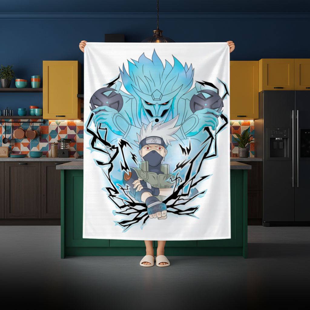 Kakashi Hatake The Copy Ninja of the Leaf Rectangular Tablecloth