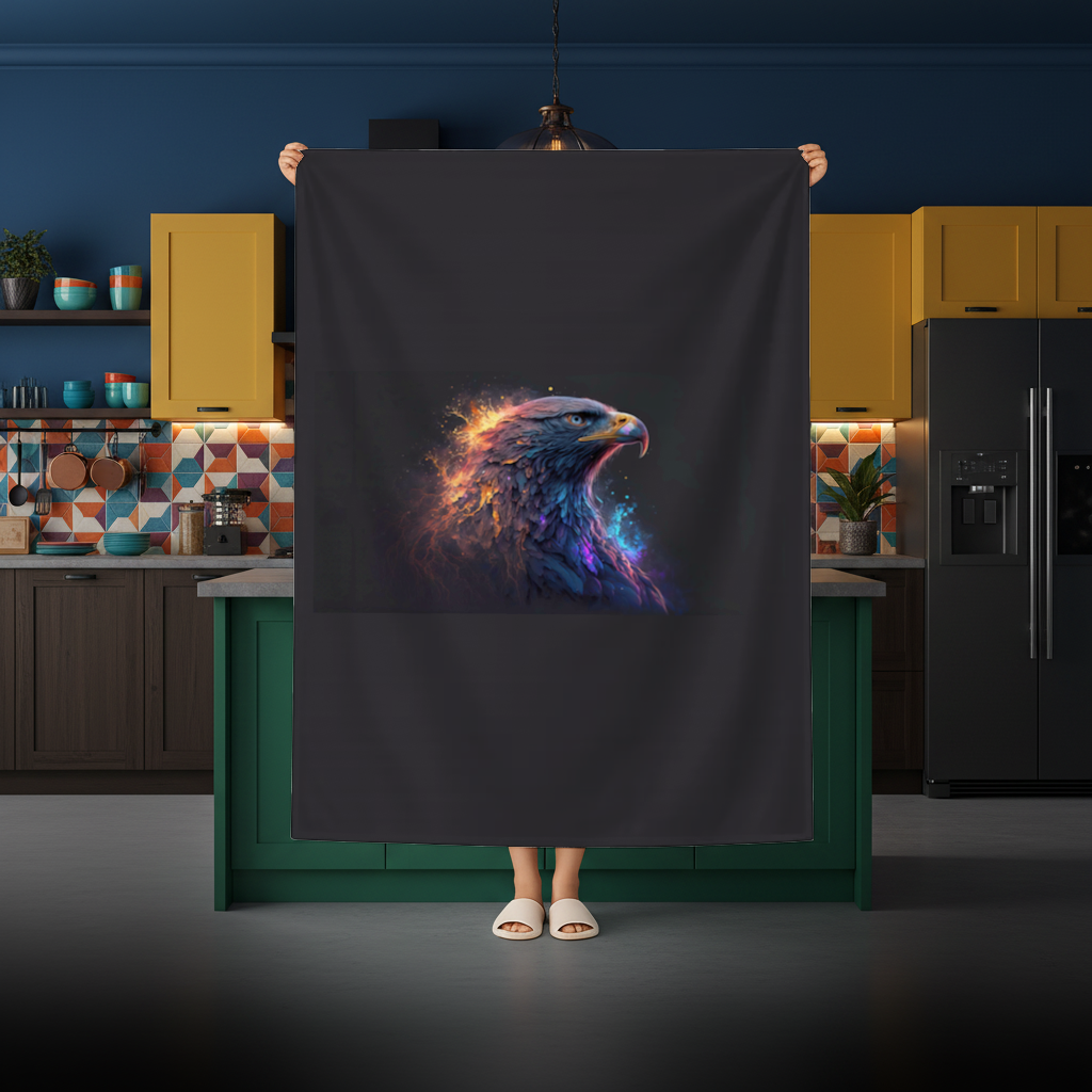 Eagle image A symbol of strength and freedom. Rectangular Tablecloth