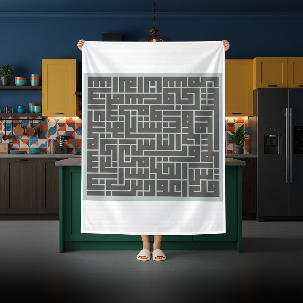 calligraphy Rectangular Tablecloth