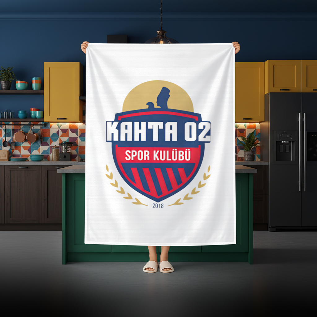 Kahta 02 Spor Kulübü Crest Rectangular Tablecloth