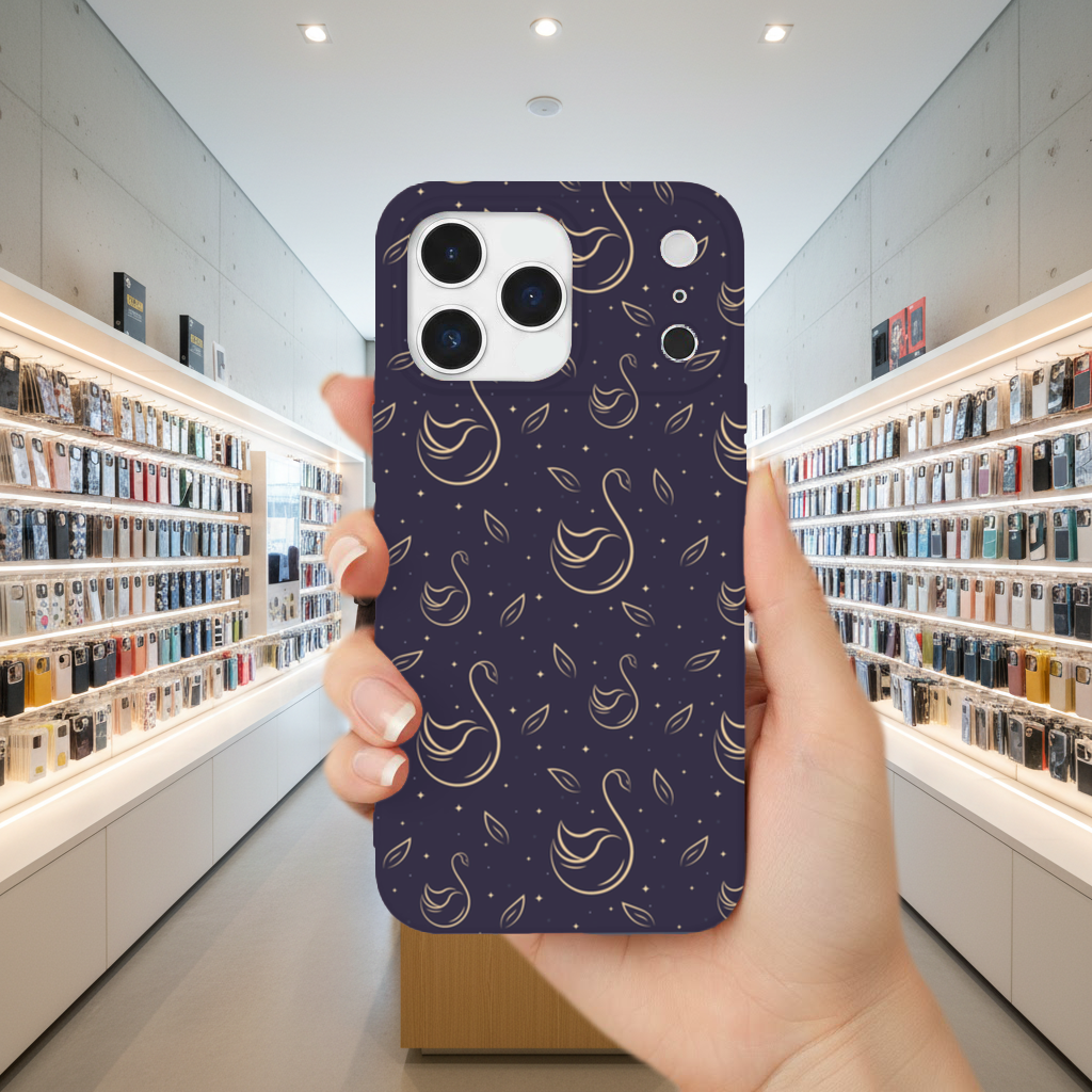 kuğu pattern deseni iPhone 17 Pro Max Case