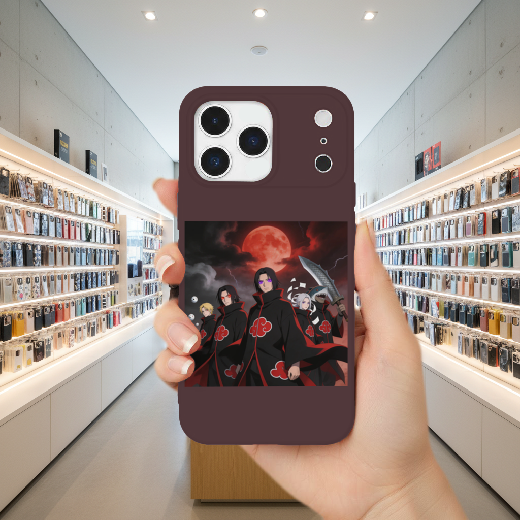 Akatsuki Members Shadows of the Red Cloud iPhone 17 Pro Max Case