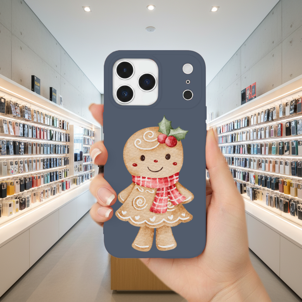 Cute Gingerbread Cookie Character iPhone 17 Pro Max Case