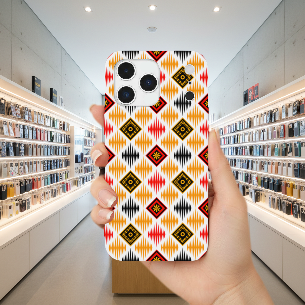 Vibrant Ethnic Geometric Motif iPhone 17 Pro Max Case