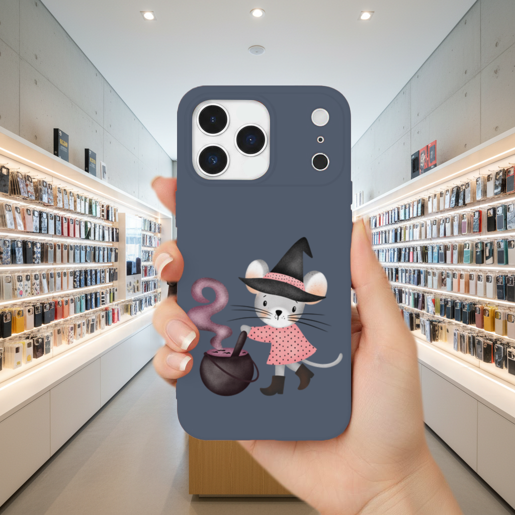 Witch Mouse with Cauldron iPhone 17 Pro Max Case