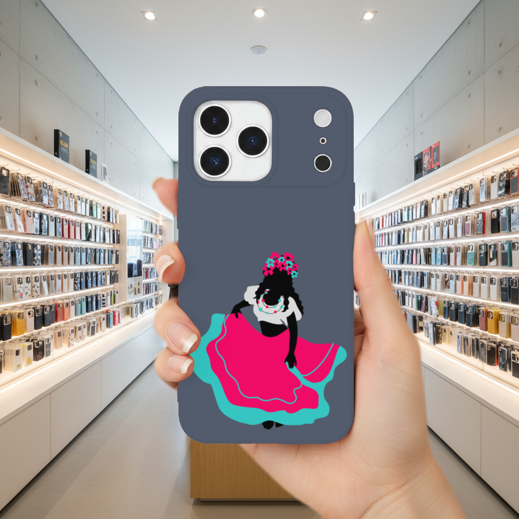 Mexican Folklorico Dancer Silhouette iPhone 17 Pro Max Case