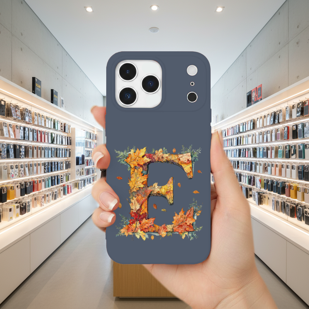 Autumn Maple Leaf Letter E iPhone 17 Pro Max Case