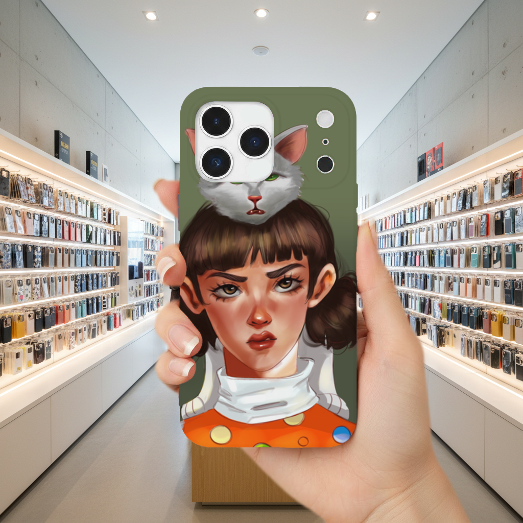 Mood Cat and I iPhone 17 Pro Max Case