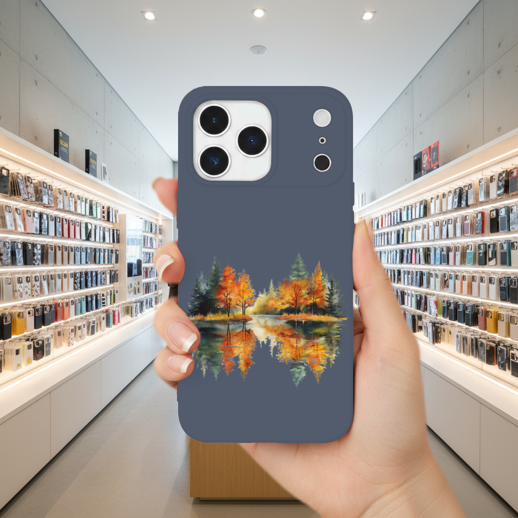 Autumn Forest Lake Reflection iPhone 17 Pro Max Case