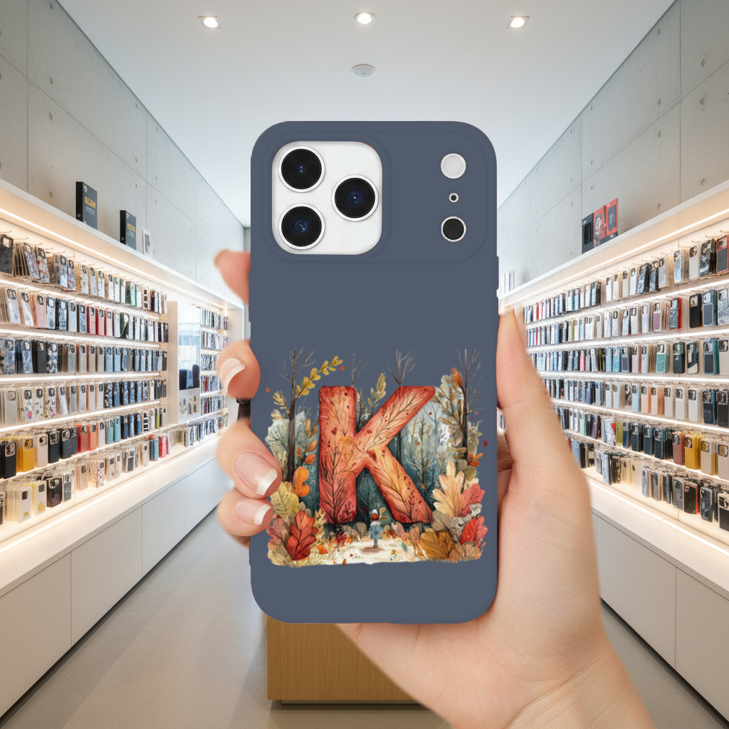 Autumn Forest Letter K iPhone 17 Pro Max Case