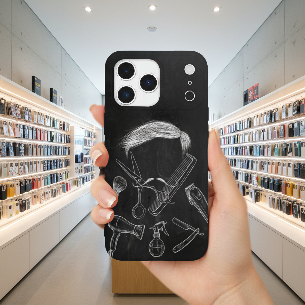 Vintage Barber Shop Tools iPhone 17 Pro Max Case