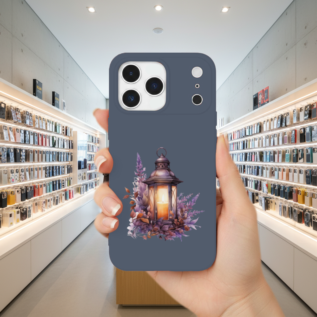 Cottagecore Lavender and Leaves Lantern iPhone 17 Pro Max Case