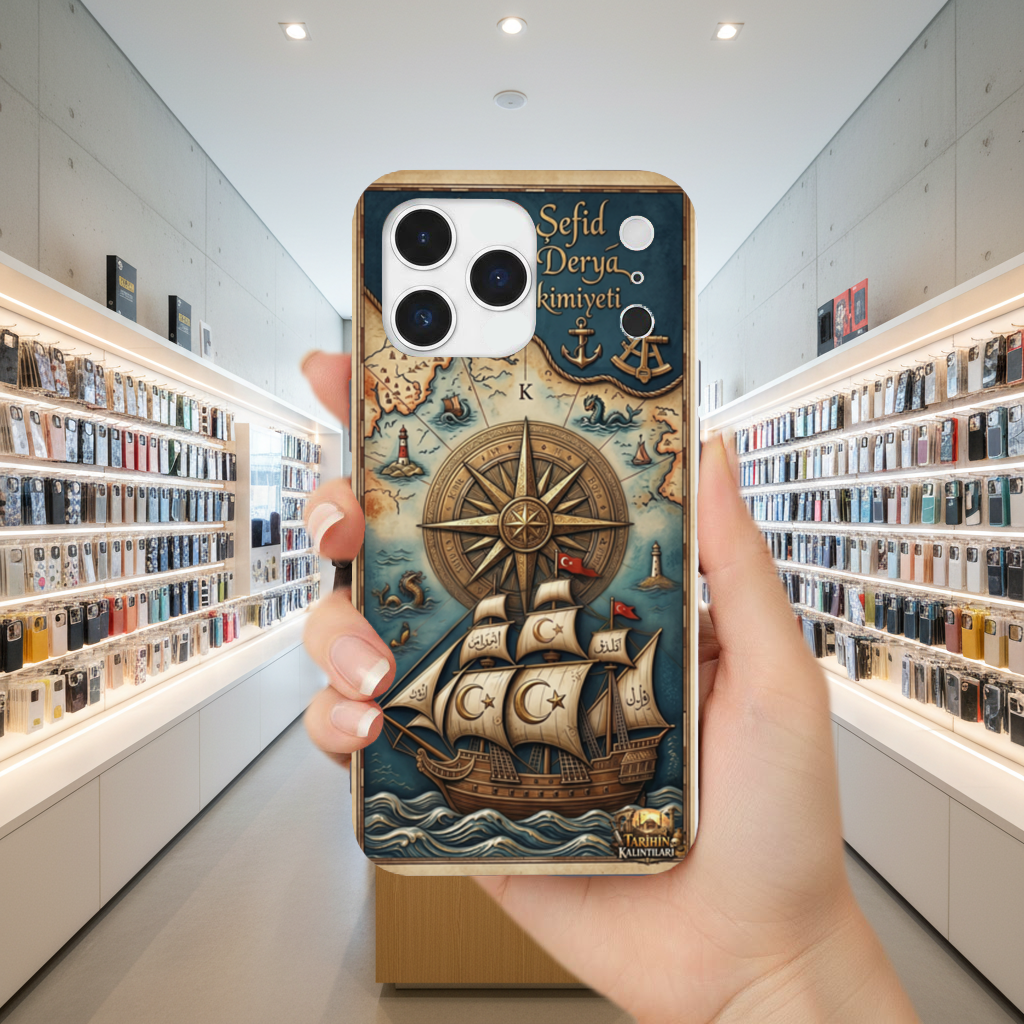 Vintage Ottoman Navy Compass Phone Case iPhone 17 Pro Max Case