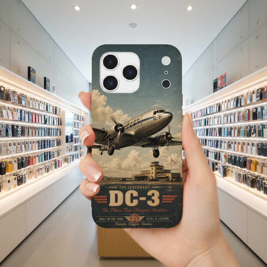 Douglas DC-3 Vintage Aviation iPhone 17 Pro Max Case