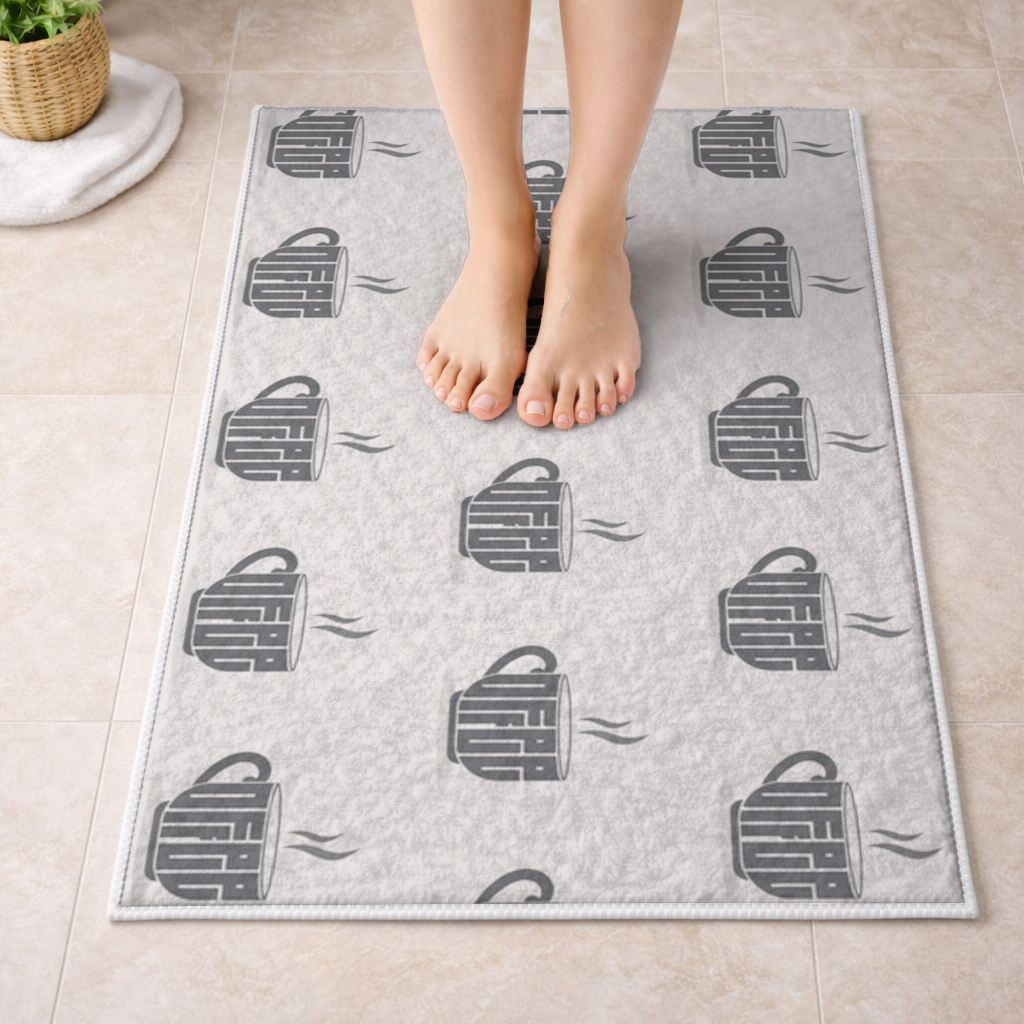 coffee cup Bath Mat