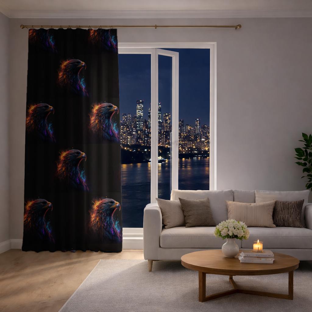 Eagle image A symbol of strength and freedom. Drapes