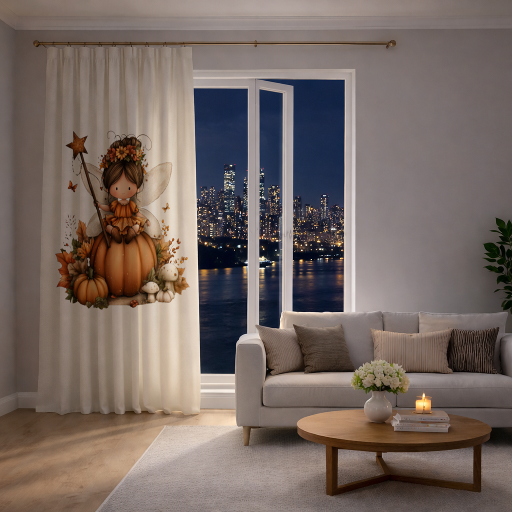 Whimsical Autumn Pumpkin Fairy Drapes