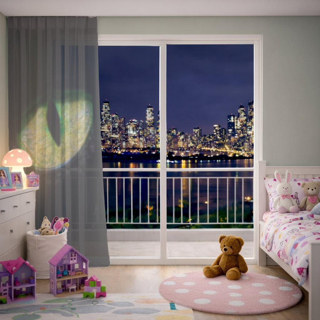 Phanter eye. Sheer Curtain