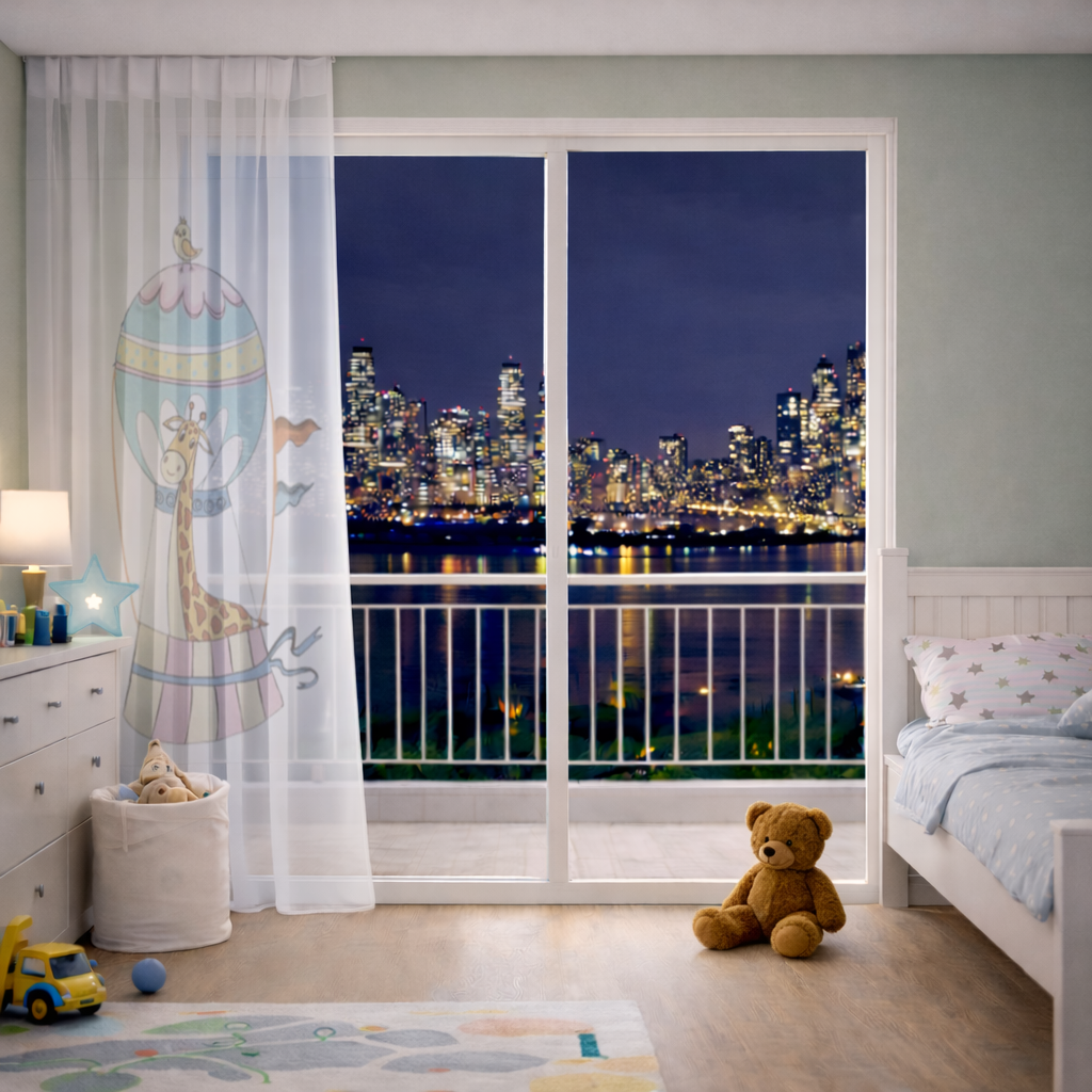 Özgür Zürafa Sheer Curtain