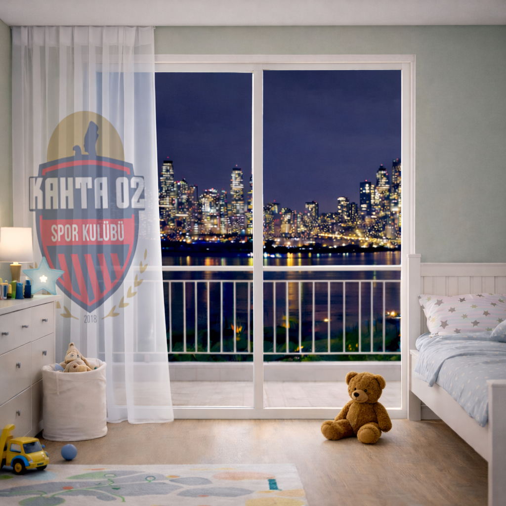 Kahta 02 Spor Kulübü Crest Sheer Curtain