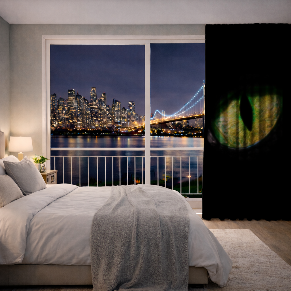 Phanter eye. Drapes