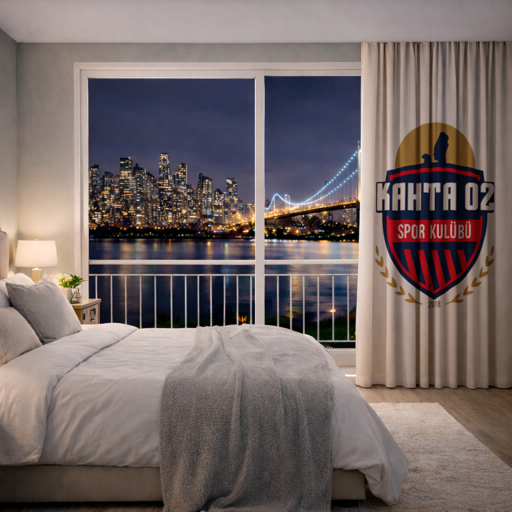 Kahta 02 Spor Kulübü Arması Fon Perde