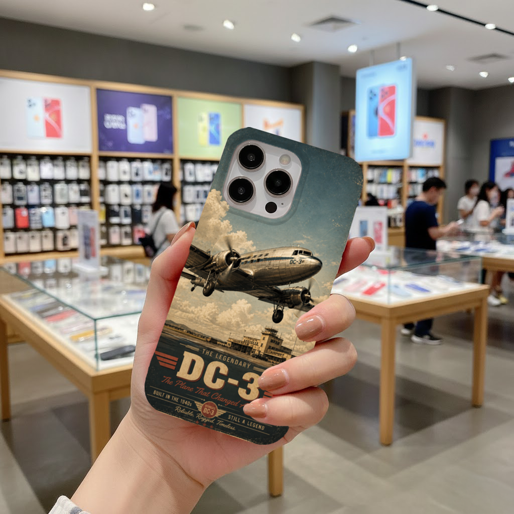Douglas DC-3 Vintage Aviation iPhone 16 Pro Max Case