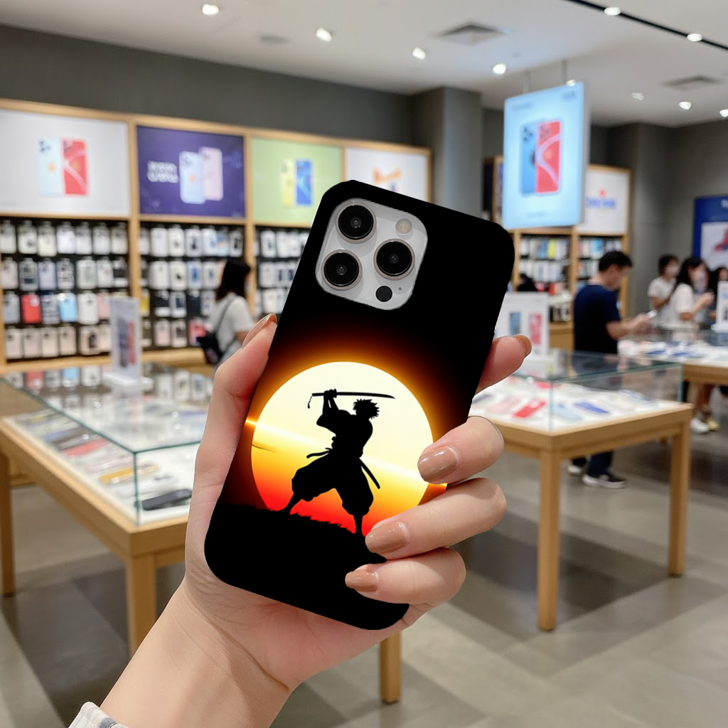 Samurai Silhouette Under the Rising Sun Honor and Strength iPhone 16 Pro Max Case