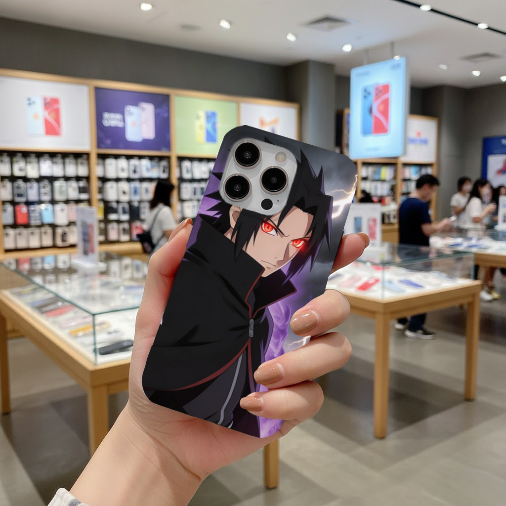 Sasuke Eternal Mangekyo Power Rise iPhone 16 Pro Max Case