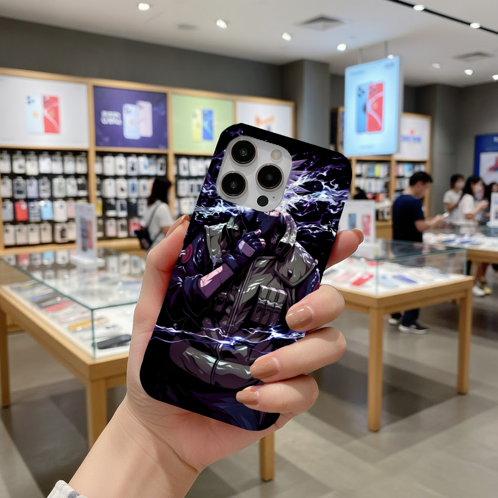 Kakashi Hatake The Surge of Purple Lightning iPhone 16 Pro Max Case
