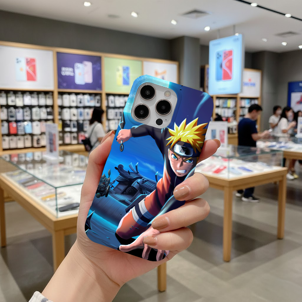 Naruto Uzumaki Ay Işığında Şinobi Saldırısı iPhone 16 Pro Max Kılıfı