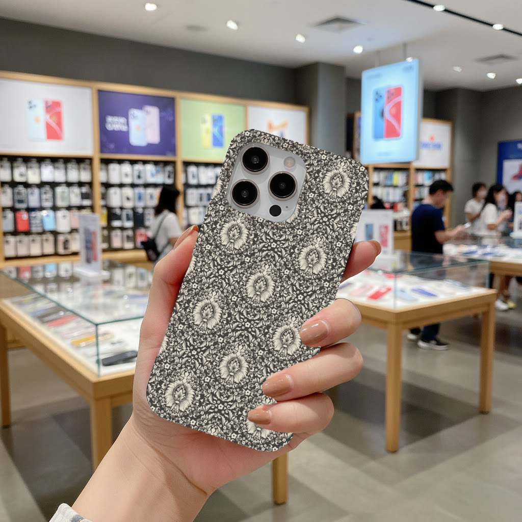 Classic Vintage Damask Floral Pattern iPhone 16 Pro Max Case