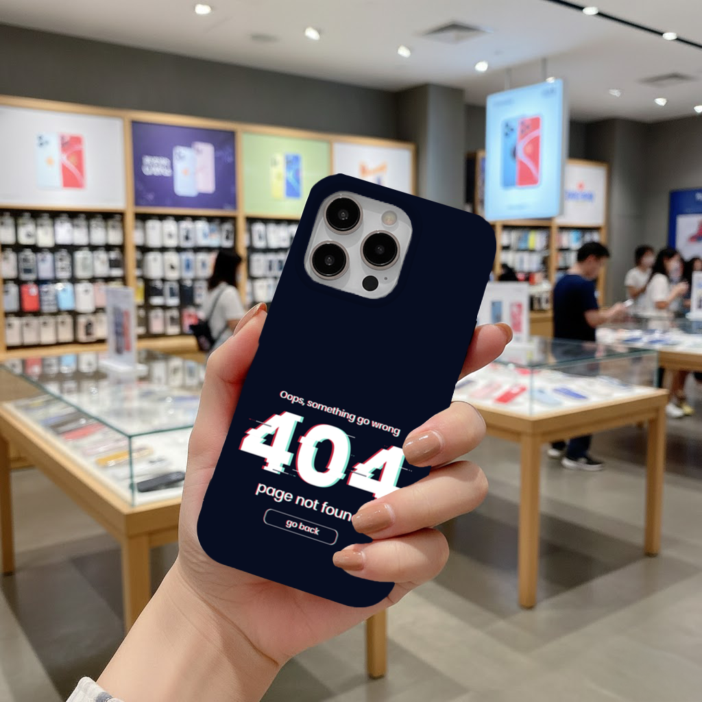 404 Error Glitch Design iPhone 16 Pro Max Case