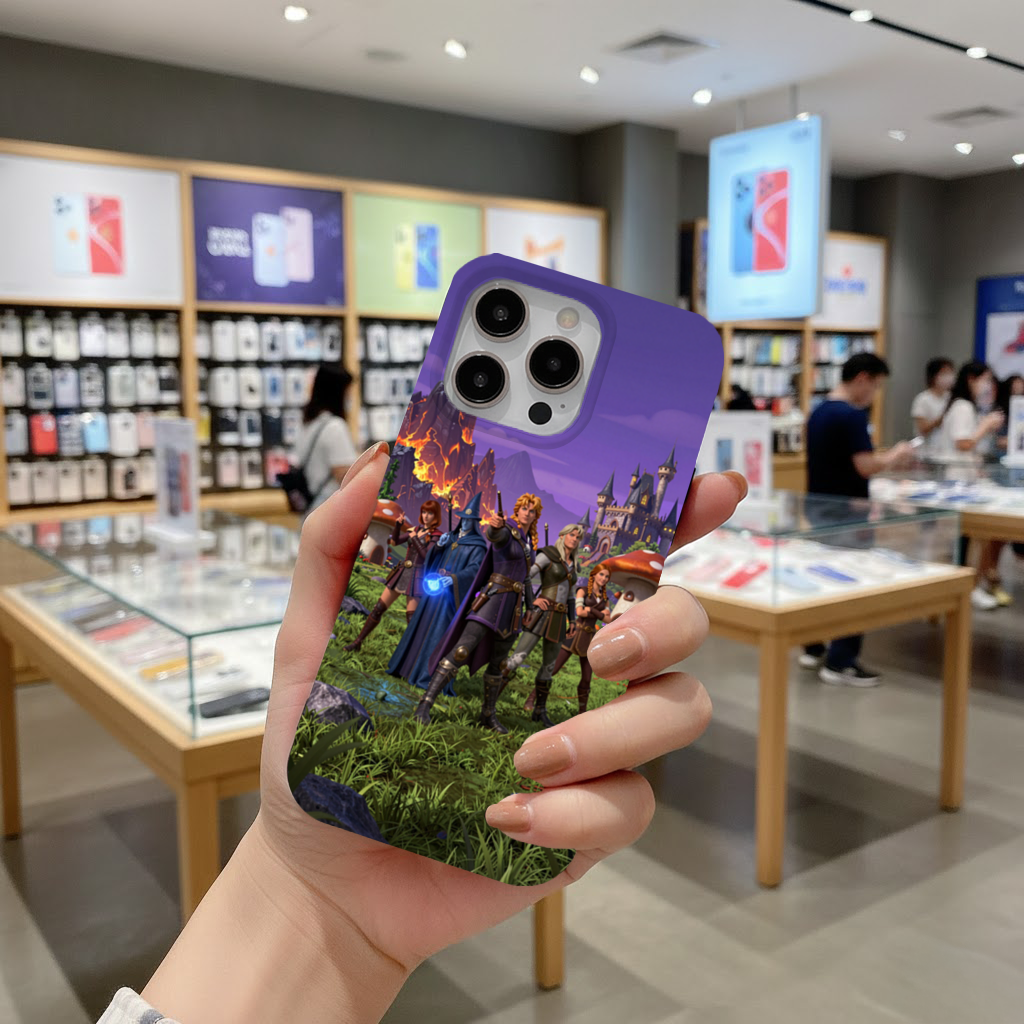 Destansı Fantastik Macera Grubu ve Şato iPhone 16 Pro Max Kılıfı