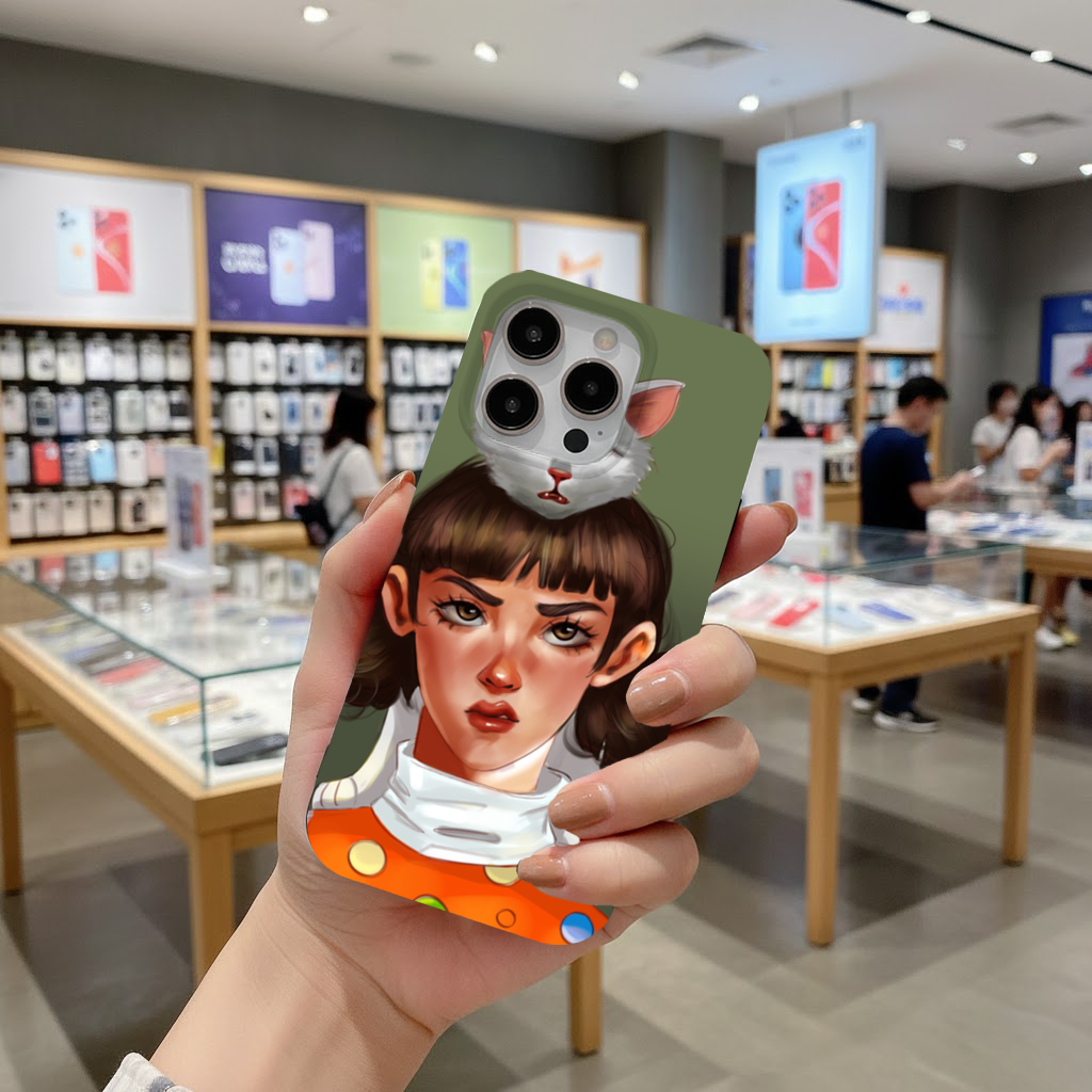 Mood Cat and I iPhone 16 Pro Max Case