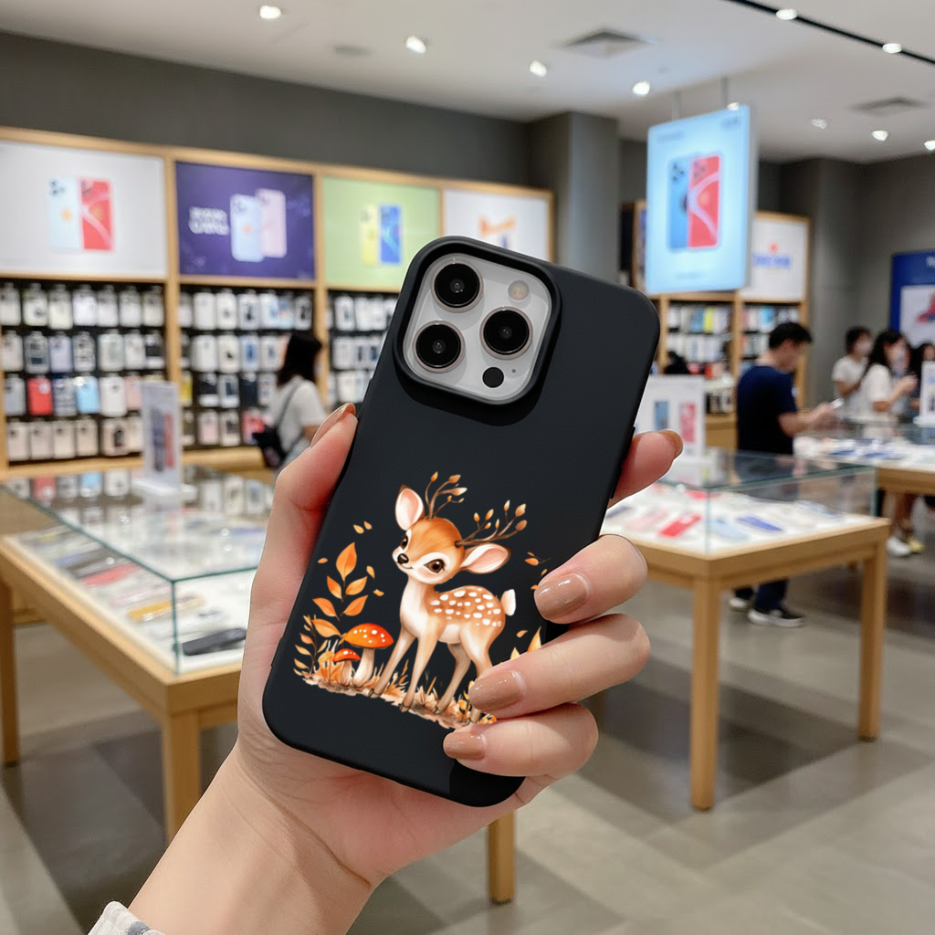 Masalsı Sonbahar Yavru Geyiği iPhone 16 Pro Max Kılıfı