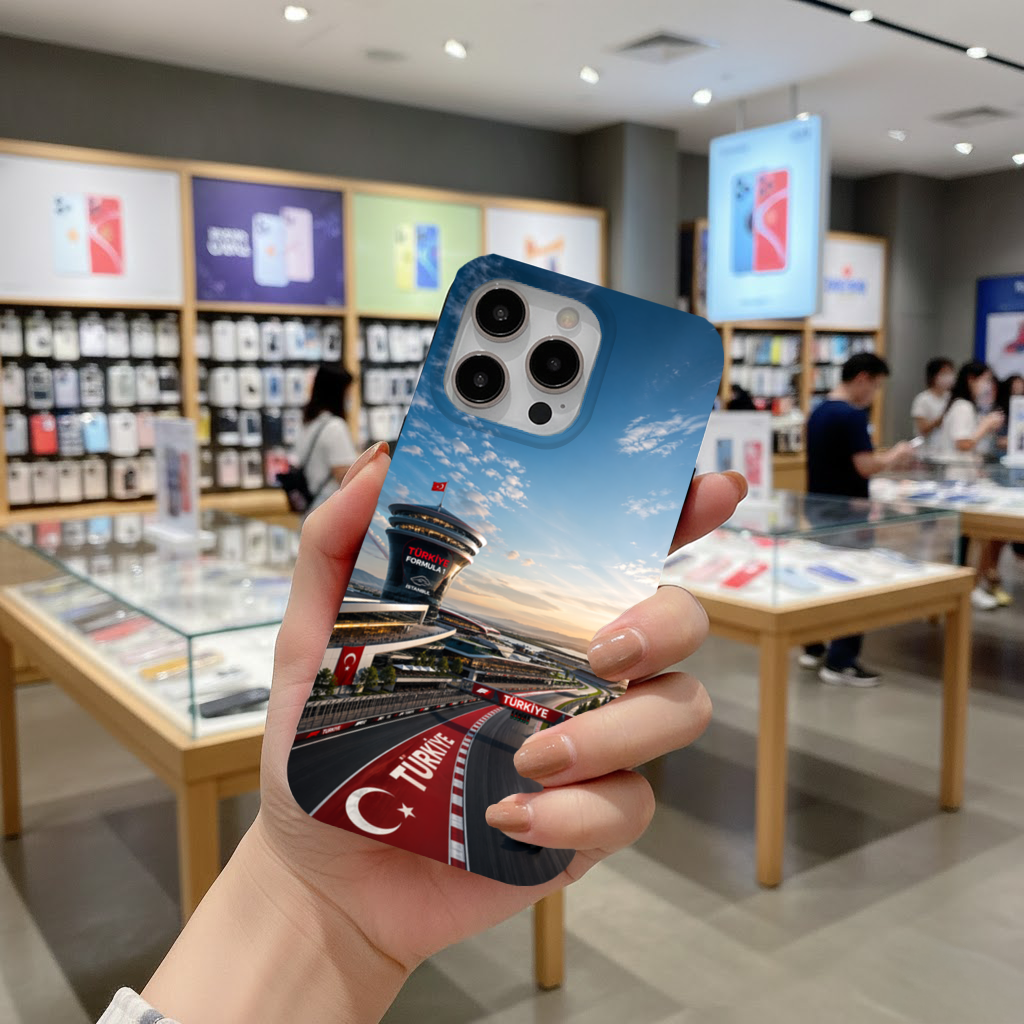 Gün Batımında İstanbul Yarış Pisti iPhone 16 Pro Max Kılıfı