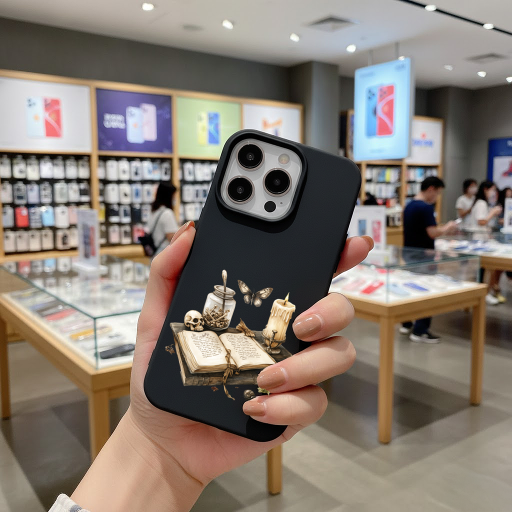 Karanlık Akademi Büyü Kitabı iPhone 16 Pro Max Kılıfı