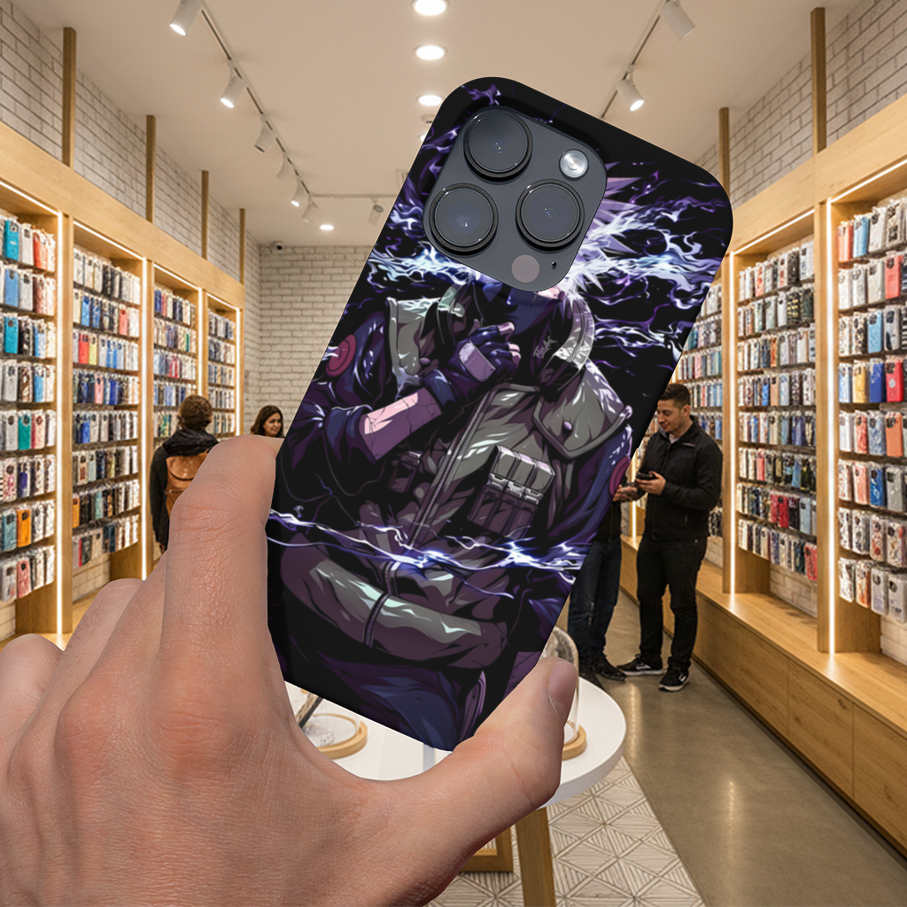 Kakashi Hatake The Surge of Purple Lightning iPhone 16 Pro Max Case