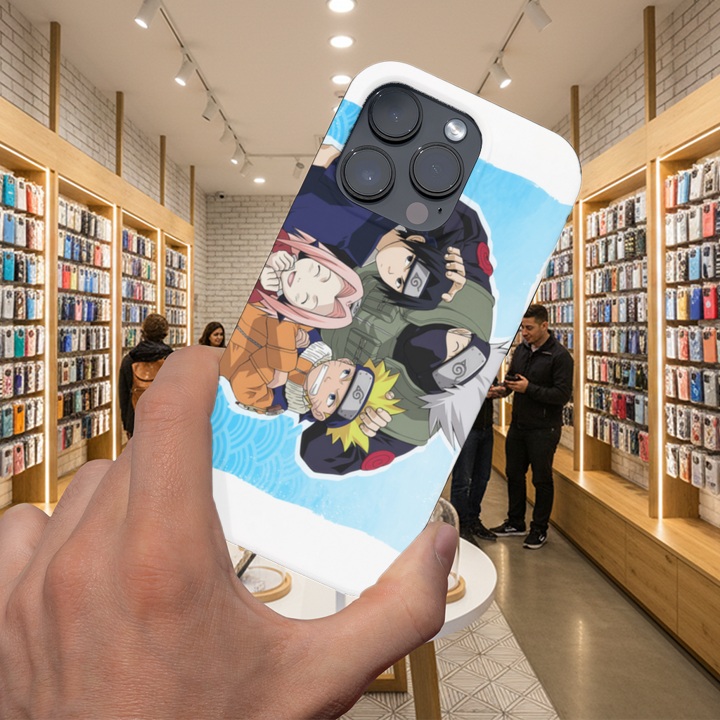 Naruto Takım 7 Konoha'nın Mirası iPhone 16 Pro Max Kılıfı
